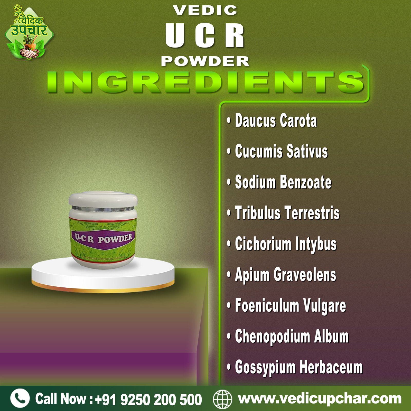 Vedic U C R Powder (300 GM)