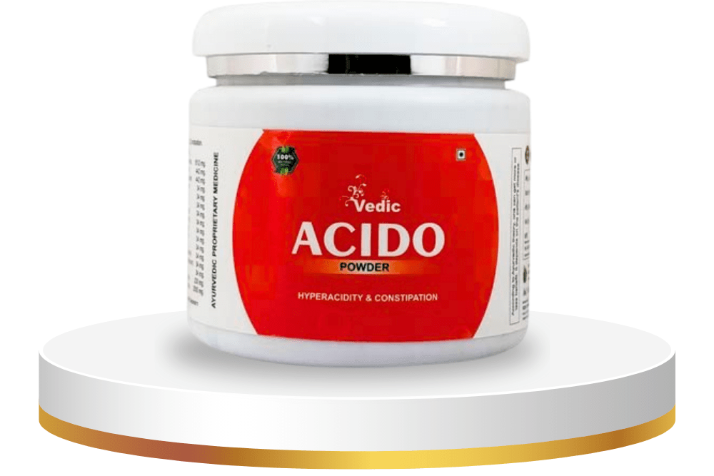 Vedic Upchar’s Acido Powder – Ayurvedic Relief for Acidity