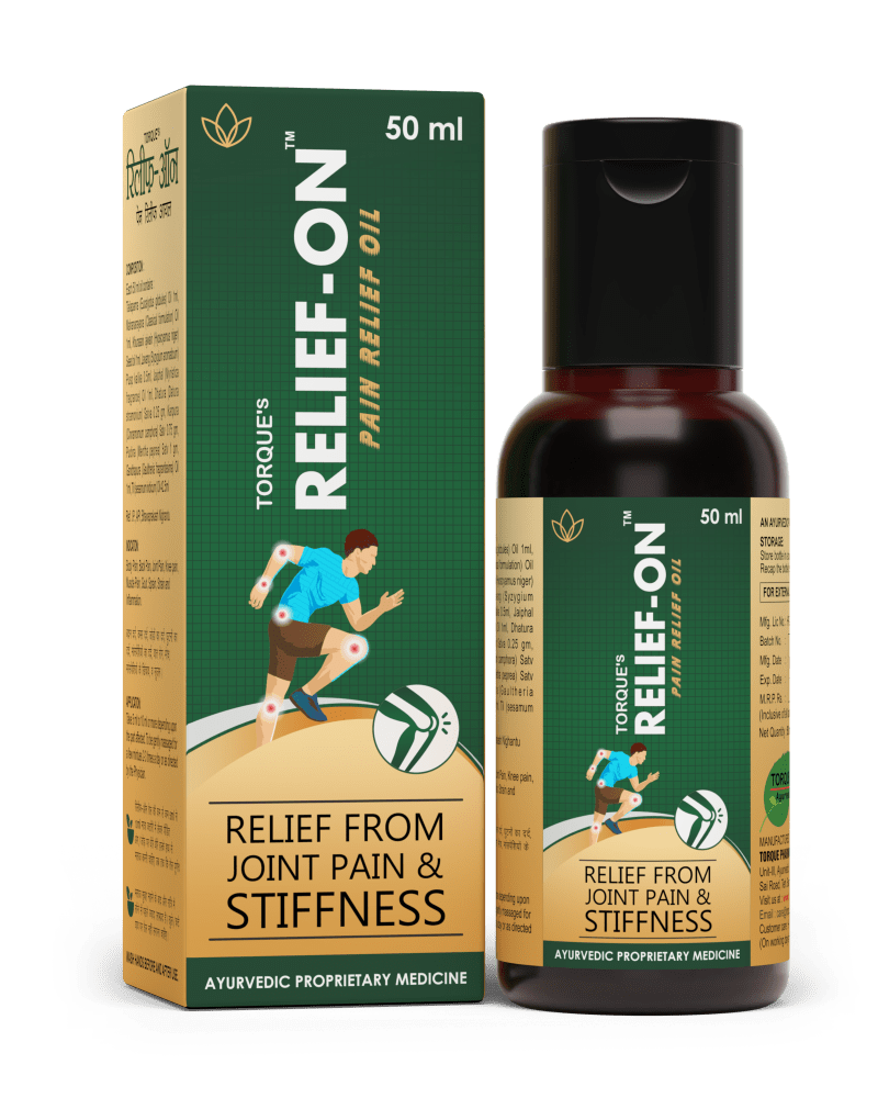 50 Ml Torque's Relief-On Pain Relief Oil, For Personal, Packaging Type: Plastic Bottle at ₹ 99/piece in Mohali