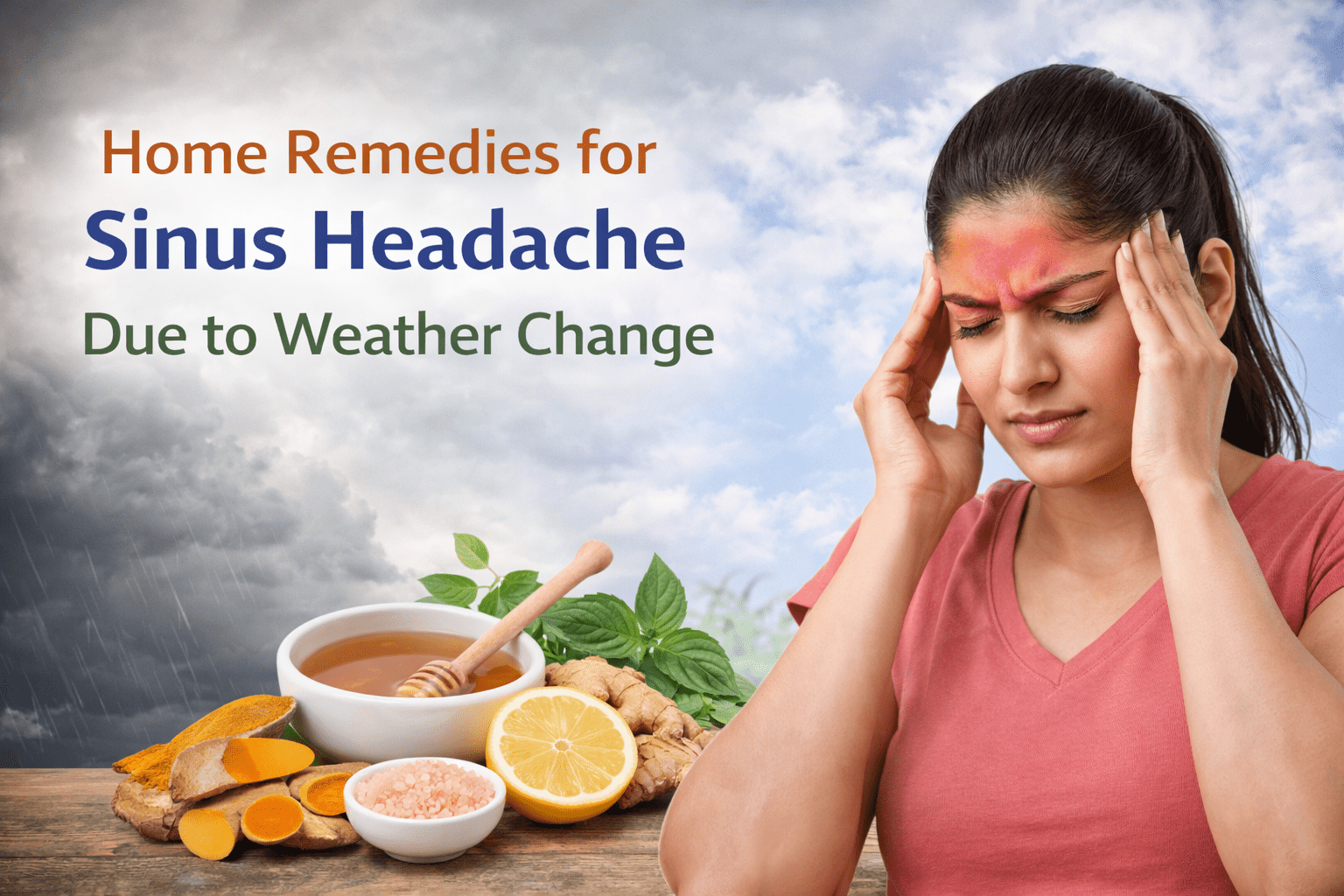 Home Remedies for Sinus Headache Due to Weather Change