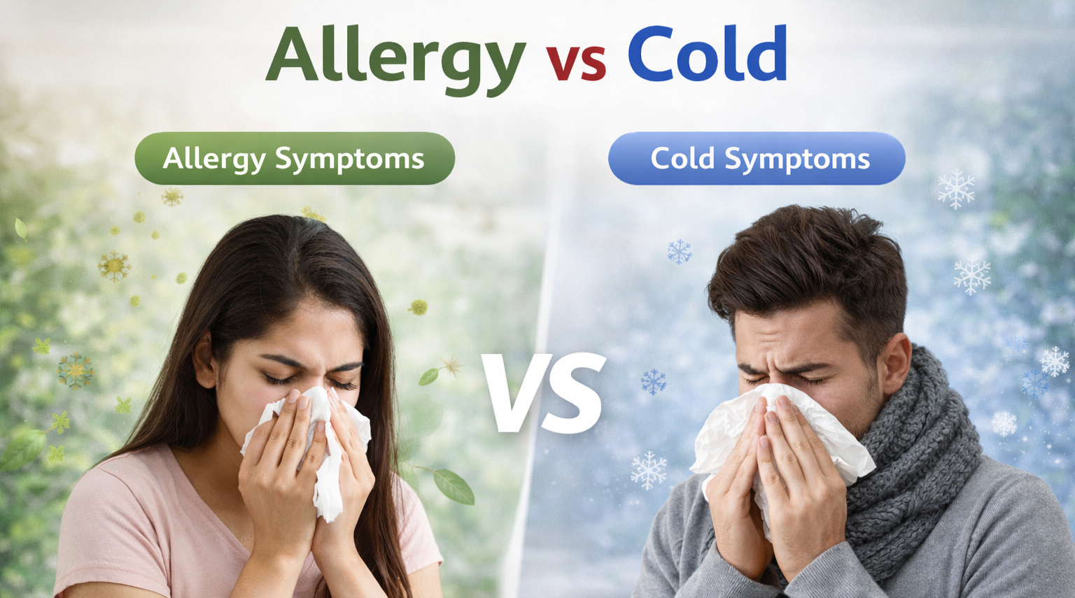 Allergy vs Cold — How to Identify the Difference