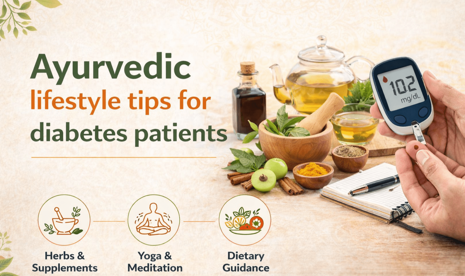 Ayurvedic lifestyle tips for diabetes patients