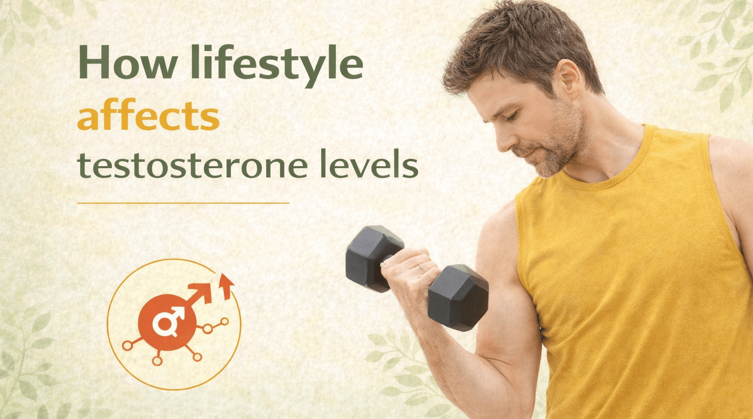 How lifestyle affects testosterone levels