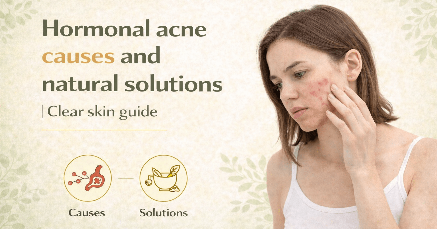 Hormonal acne causes and natural solutions | Clear skin guide